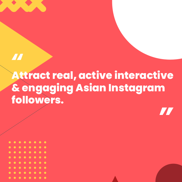 Buy Asian Instagram Followers